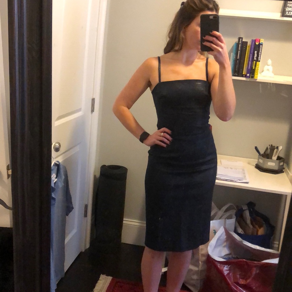 Revolve Snake Print Cotton Fitted Dress Size 5/6